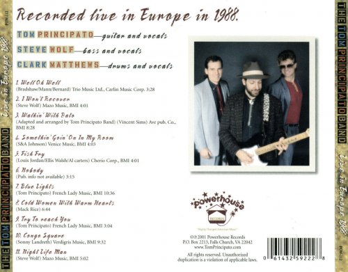 Tom Principato Band - Live In Europe (2001)