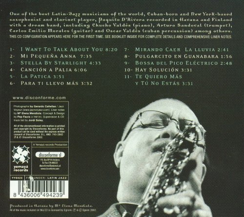 Paquito D'Rivera  - The Lost Sessions ( 2003)