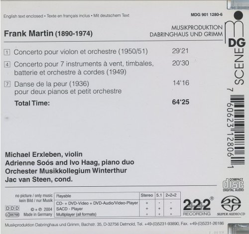 Jac van Steen - Frank Martin: Concertos (2004) [SACD]