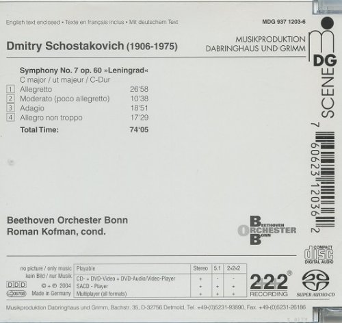 Roman Kofman - Shostakovich: Symphony No. 7 (2005) [SACD]
