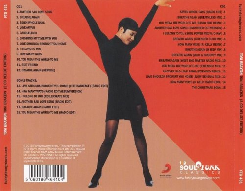 Toni Braxton - Toni Braxton (1993) [2CD Deluxe Edition, Remastered 2016]