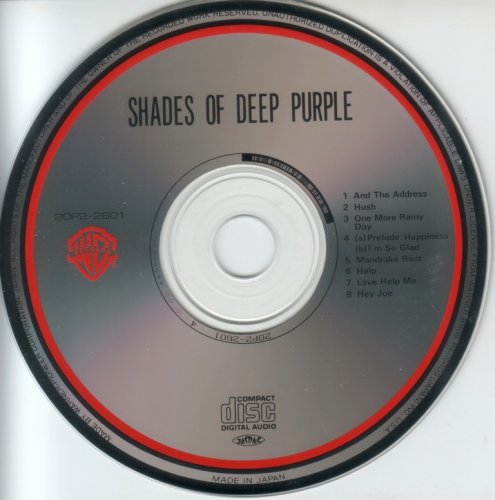 Deep Purple - Shades Of Deep Purple (1968) {Japan 1st Press}