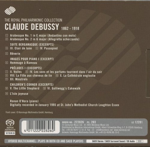 Ronan O'Hora - Debussy: Piano Works (1995) [2006 SACD]