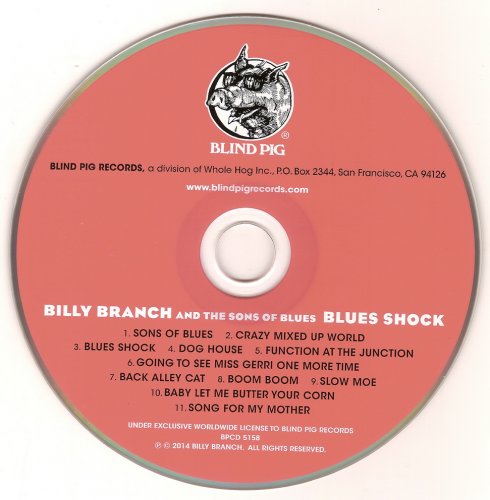 Billy Branch And The Sons Of Blues - Blues Shock (2014)