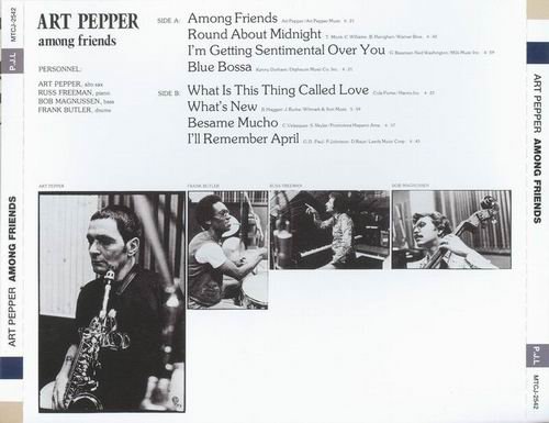 Art Pepper - Among Friends (1978) CD Rip