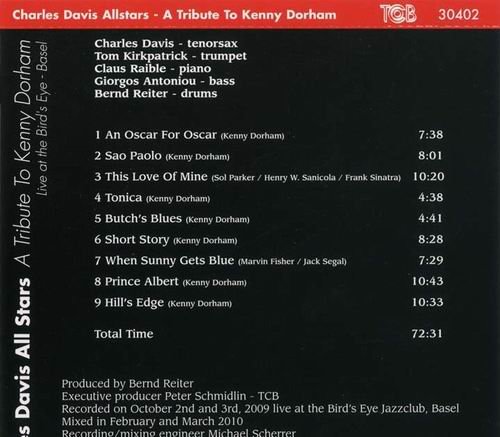 Charles Davis All Stars - A Tribute To Kenny Dorham (2010) CD Rip