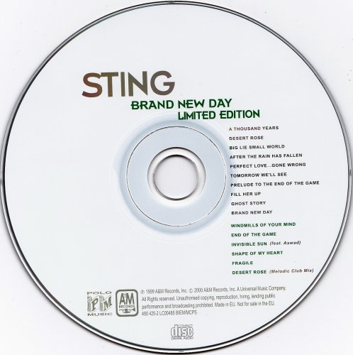 Sting - Brand New Day (Limited Edition) (2000)