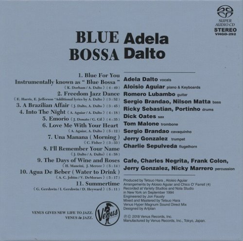 Adela Dalto - Blue Bossa (1994) [2018 SACD]