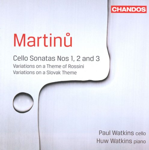Paul Watkins, Huw Watkins - Bohuslav Martinů: Cello Sonatas Nos. 1, 2 and 3 (2010)