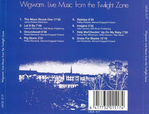 Wigwam ‎- Live Music From The Twilight Zone (1995)