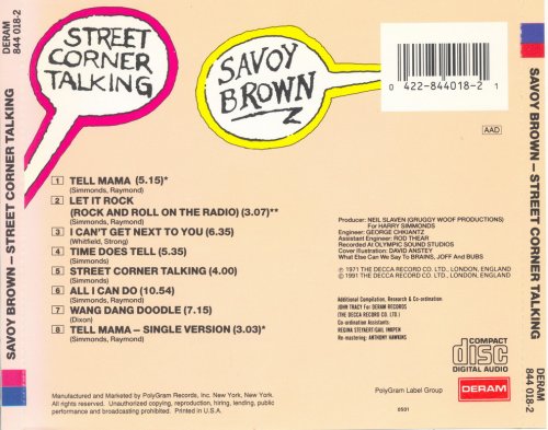 Savoy Brown - Street Corner Talking (1991)