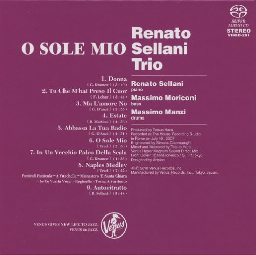 The Renato Sellani Trio - O Sole Mio (2007) [2018 SACD]