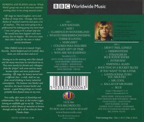 Kevin Ayers - Too Old To Die Young: BBC Live 1972-1976 (1998)