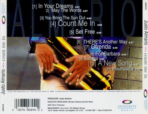 Justo Almario - Count Me In (1995)