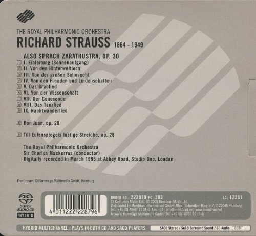 Charles Mackerras - Richard Strauss: Also sprach Zarathustra (2006) [SACD]