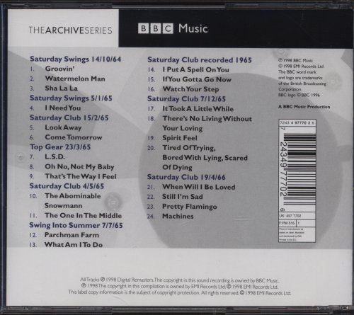 Manfred Mann - BBC Sessions (1998)