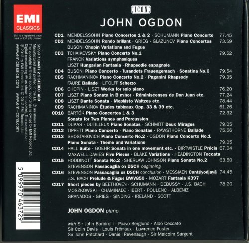 John Ogdon - Legendary British Virtuoso (2012)