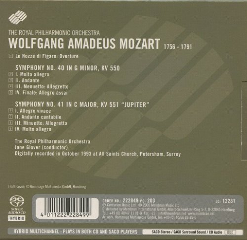 Jane Glover - Mozart: Symphonies Nos. 40 & 41 (2005) [SACD]