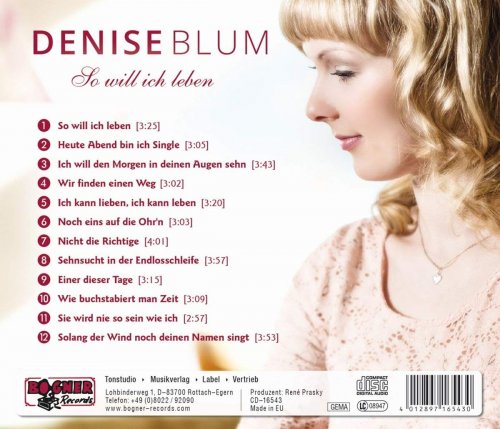 Denise Blum - So Will Ich Leben (2016)