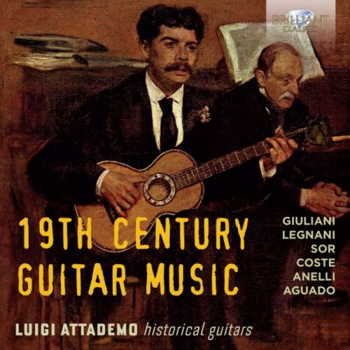 Luigi Attademo - 19th Century Guitar Music (2016) [Hi-Res]