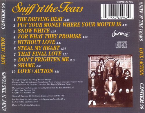 Sniff 'n' the Tears - Love Action (1981)