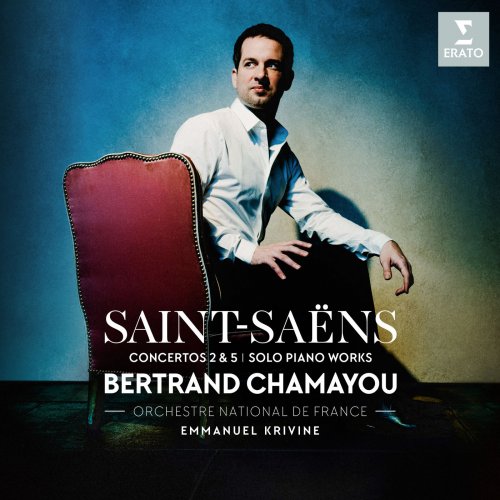 Bertrand Chamayou - Saint-Saëns: Piano Concertos Nos 2, 5 & Piano Works (2018) [Hi-Res]