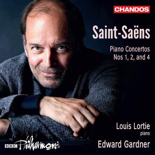 Louis Lortie, BBC Philharmonic & Edward Gardner - Saint-Saëns: Piano Concertos Nos. 1, 2 & 4 (2018) [Hi-Res]