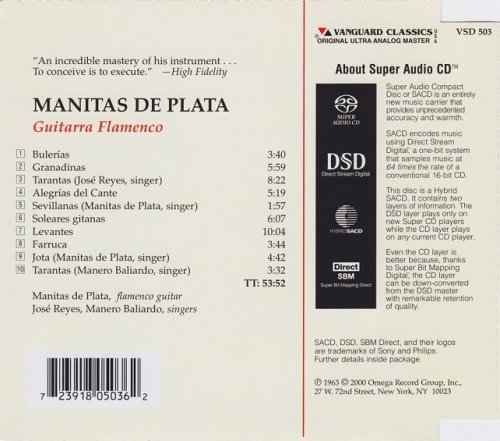 Manitas de Plata – Guitarra Flamenco (1963) [2001 SACD]