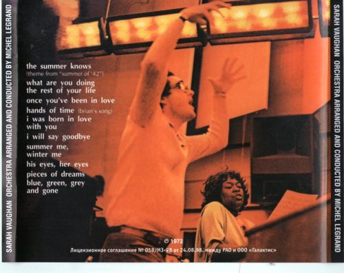 Sarah Vaughan & Michel Legrand - Sarah Vaughan With Michel Legrand (2000) FLAC