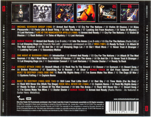 The Michael Schenker Group - The Chrysalis Years 1980-1984 (5CD Box Set) (2012)