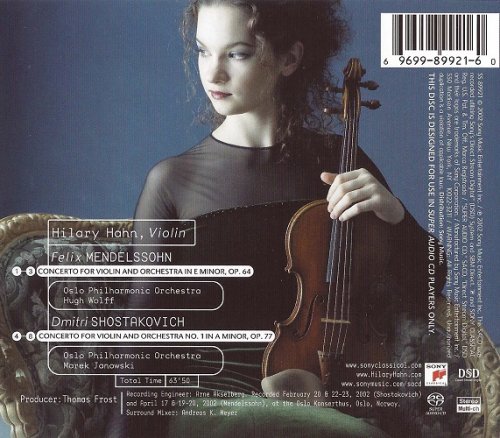 Hilary Hahn Mendelssohn And Shostakovich Violin Concertos 2002 Sacd