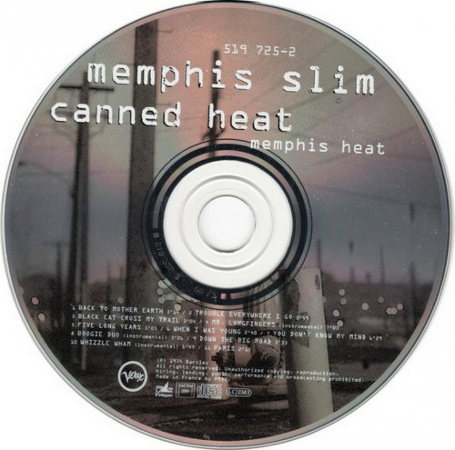 Memphis Slim & Canned Heat - Memphis Heat (1974) {1993, Reissue}