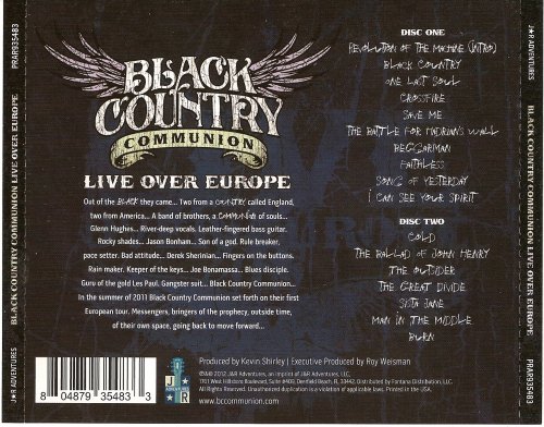 Black Country Communion - Live Over Europe (2012)