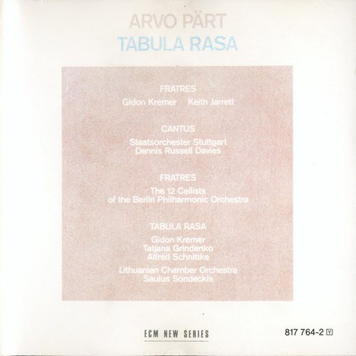 Arvo Part - Tabula Rasa (1984) Lossless