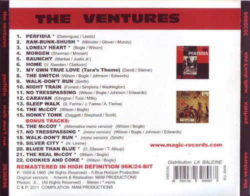 The Ventures - Perfidia-Walk Don't Run (Remastered, 2011)