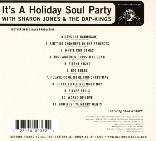 Sharon Jones & The Dap-Kings - It's A Holiday Soul Party (2015) CD-Rip