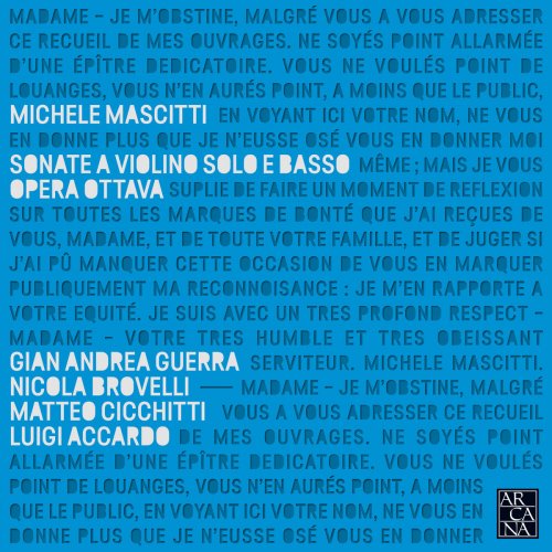 Quartetto Vanvitelli - Mascitti: Sonate a violino solo e basso, opera ottava (2018)