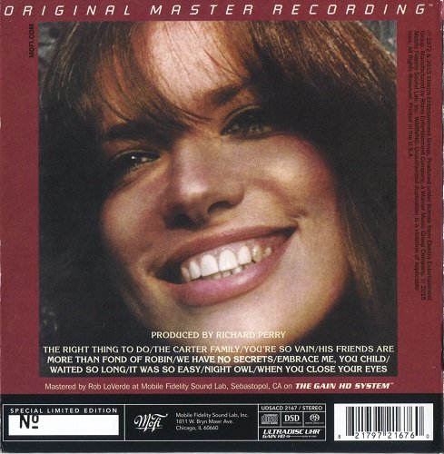 Carly Simon - No Secrets (1972) [2016 SACD]