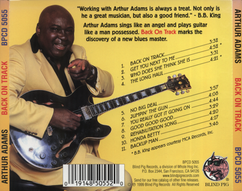Arthur Adams - Back on Track (feat. B.B. King) (1999)