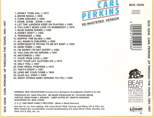 Carl Perkins - Up Through The Years 1954-57 (1986)