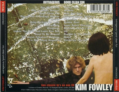 Kim Fowley - Outrageous / Good Clean Fun (Reissue) (1968-69/1995)