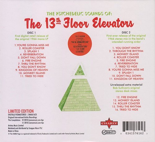 The 13th Floor Elevators - The Psychedelic Sounds of the 13th Floor Elevators (2 × CD, Album, Limited Edition, Reissue, Remastered) (1966/2010)