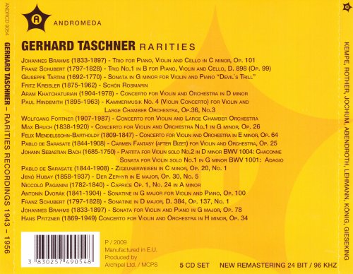 Gerhard Taschner - Gerhard Taschner Rarities (5cd Box Box-Set) (2009)