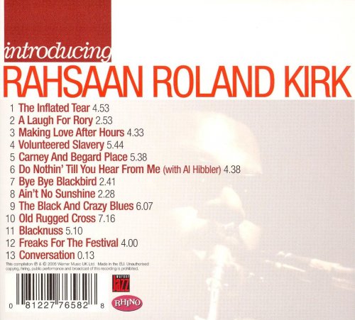 Rahsaan Roland Kirk - Introducing: Rahsaan Roland Kirk (2006) FLAC