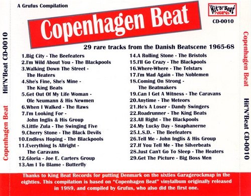 VA - Copenhagen Beat (29 Rare Tracks from the Danish Beatscence 1965-68) (2000)