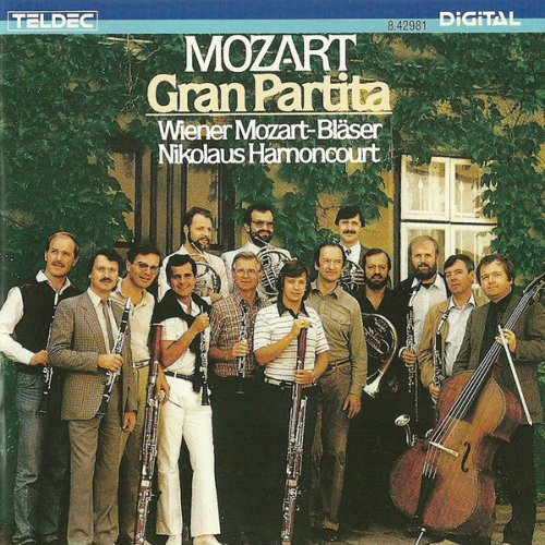 Mozart - Grand Partita - Wiener Mozart-Blaser Nikolaus Harnoncourt (1984) LP