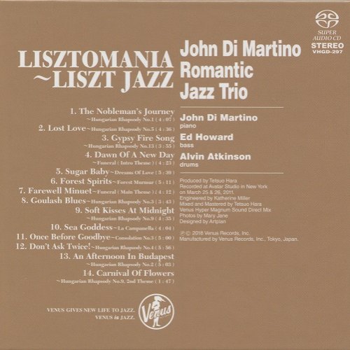 John Di Martino's Romantic Jazz Trio - Lisztomania: Liszt Jazz (2012) [2018 SACD]