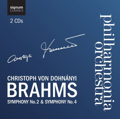 Philharmonia Orchestra, Christoph von Dohnányi - Brahms: Symphony No. 2 & Symphony No. 4 (2008)
