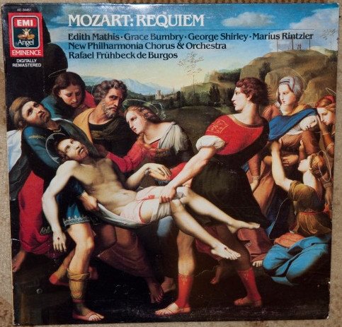 Mozart - Requiem In D Minor - New Pholarmonia Chorus (Chorus Master: Wilhelm Pitz) - New Pholarmonia Orchestra (Rafael Fruhbeck de Burgos cond.) (1985) LP