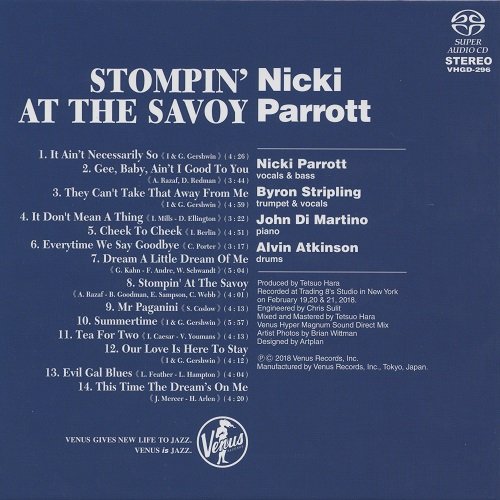 Nicki Parrott - Stompin’ At The Savoy (2018) [SACD]